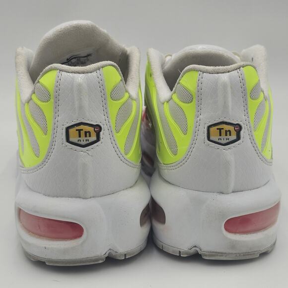 Nike Womens Air Max Plus SE Hot Punch White Volt Yellow Pink 862201-102 Size 10 - Picture 8 of 12